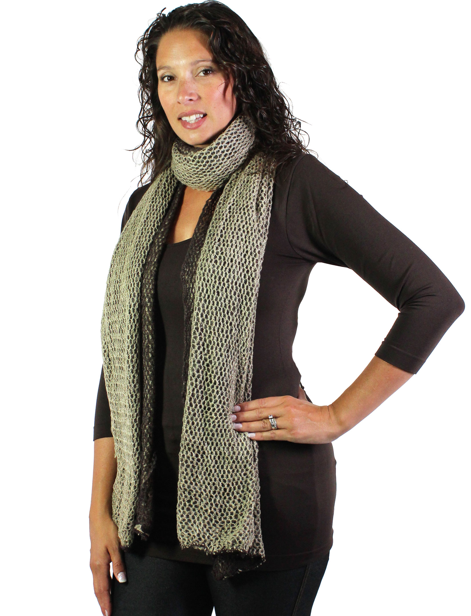 8086 - Oblong Scarves - 3 in 1 Crochet Two-Ply