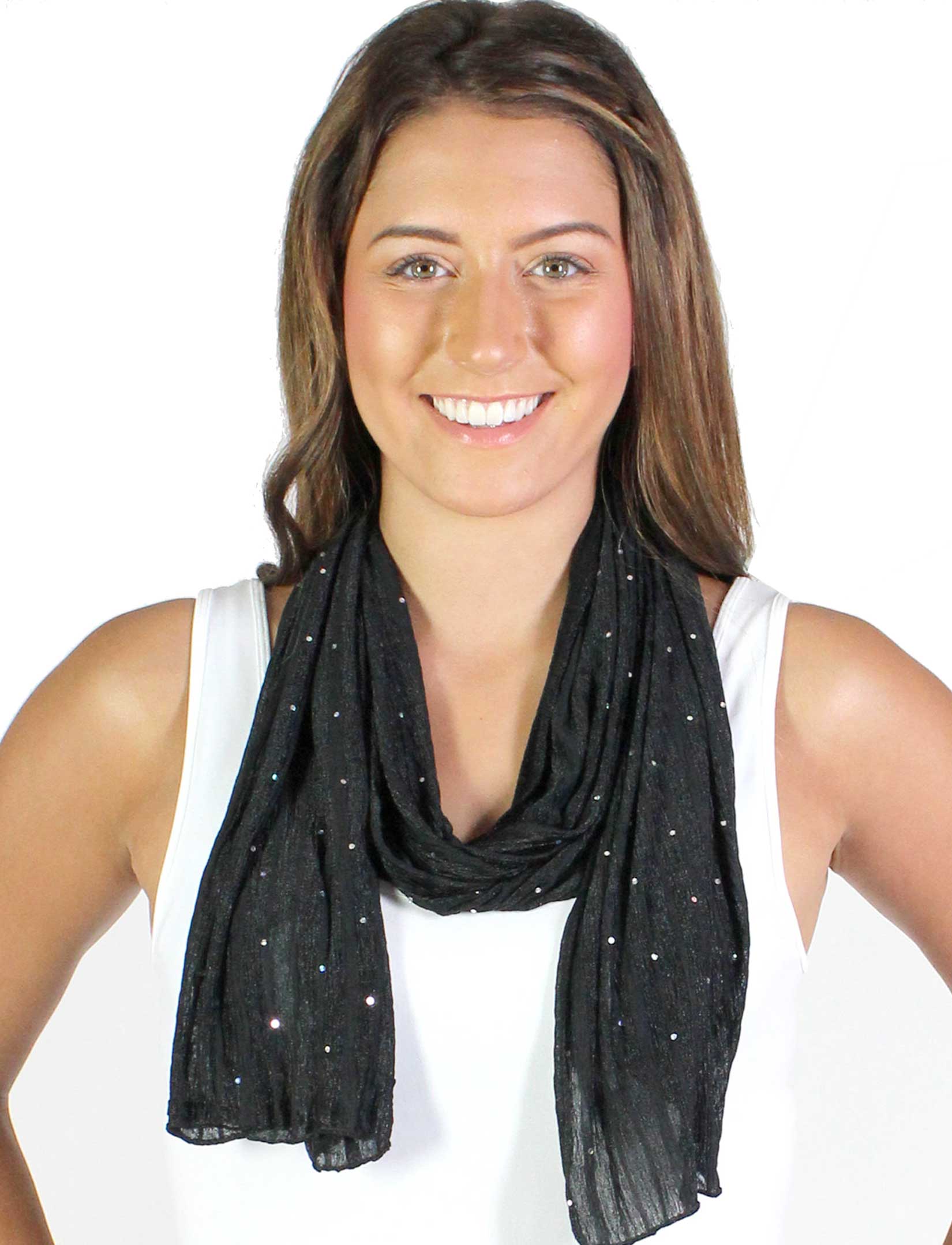 4118 - Oblong Scarves - Sequined *