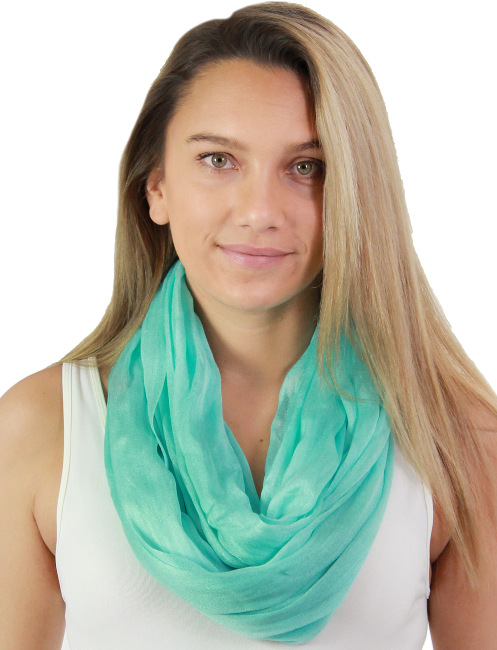 100 - Cotton/Silk Blend Infinity Scarves