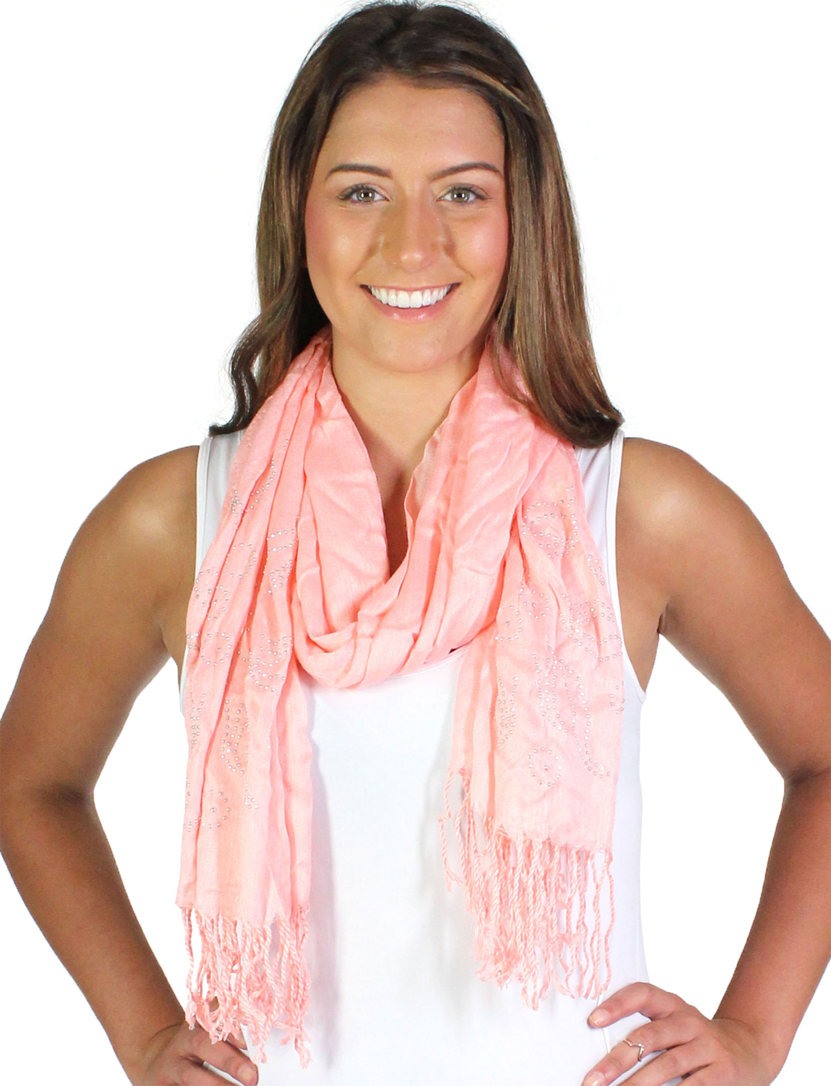 Oblong Scarves - Studded Sun 3179