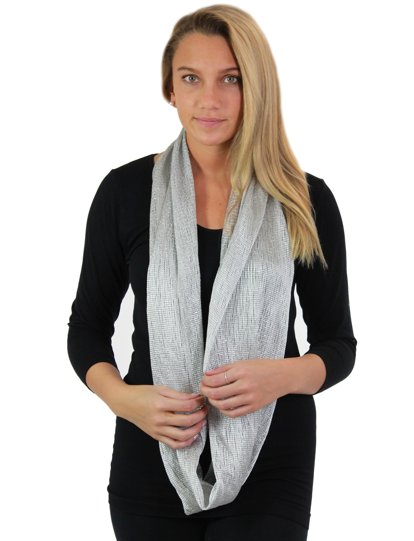 147 - Oblong Scarves - Millionaire Metallic 