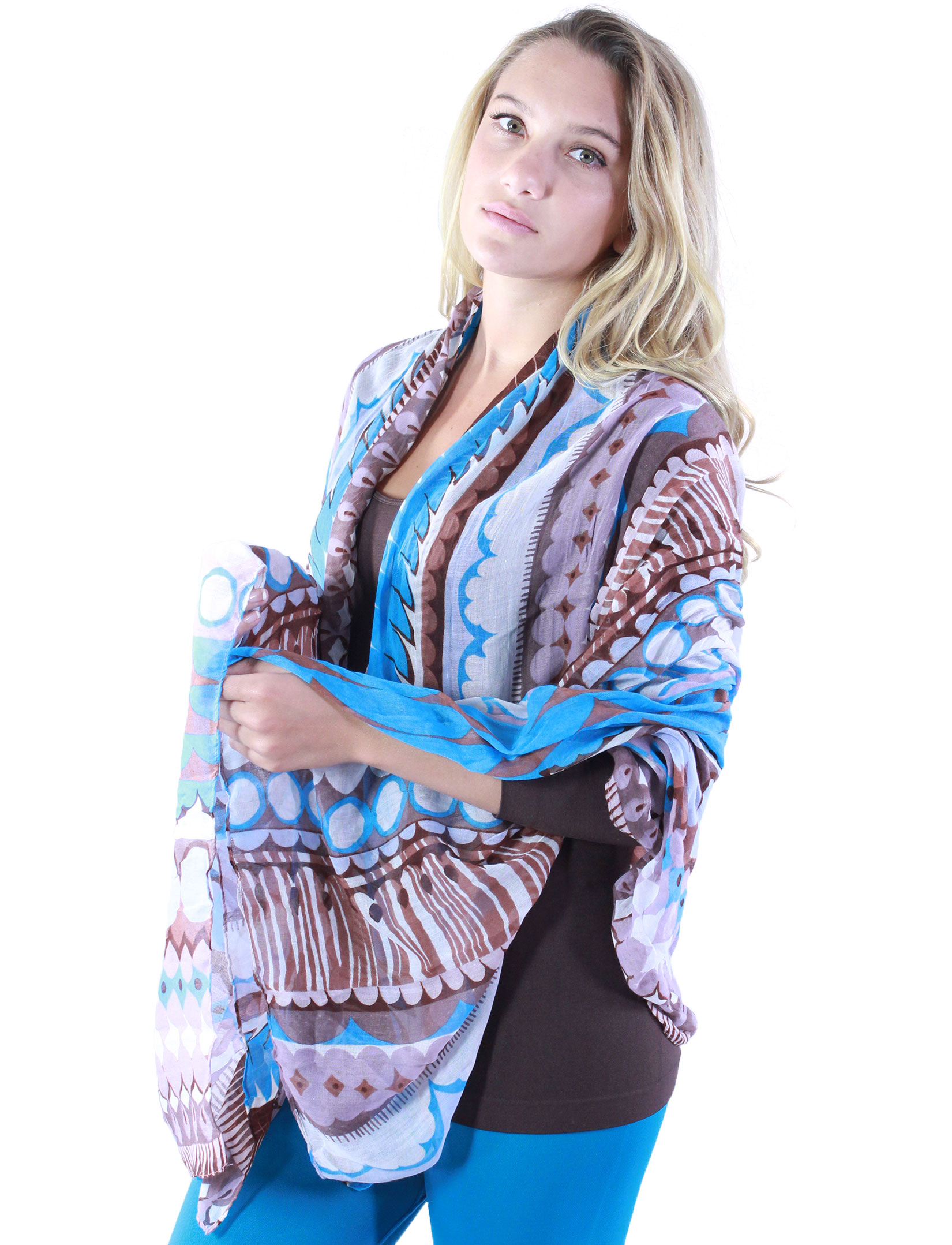 1043 - Geometric Design Shawls