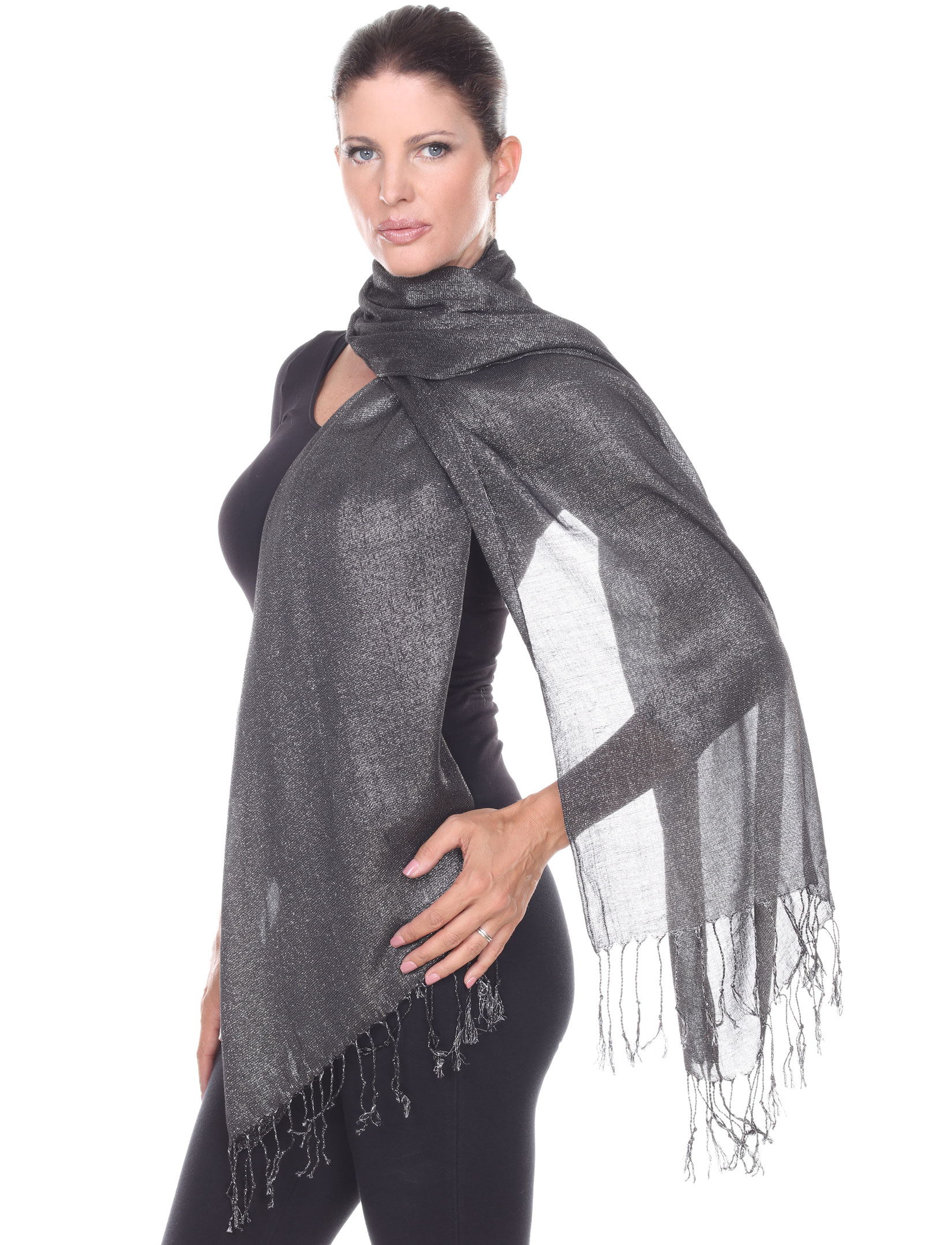 1002 - Lurex Sparkle Shawls