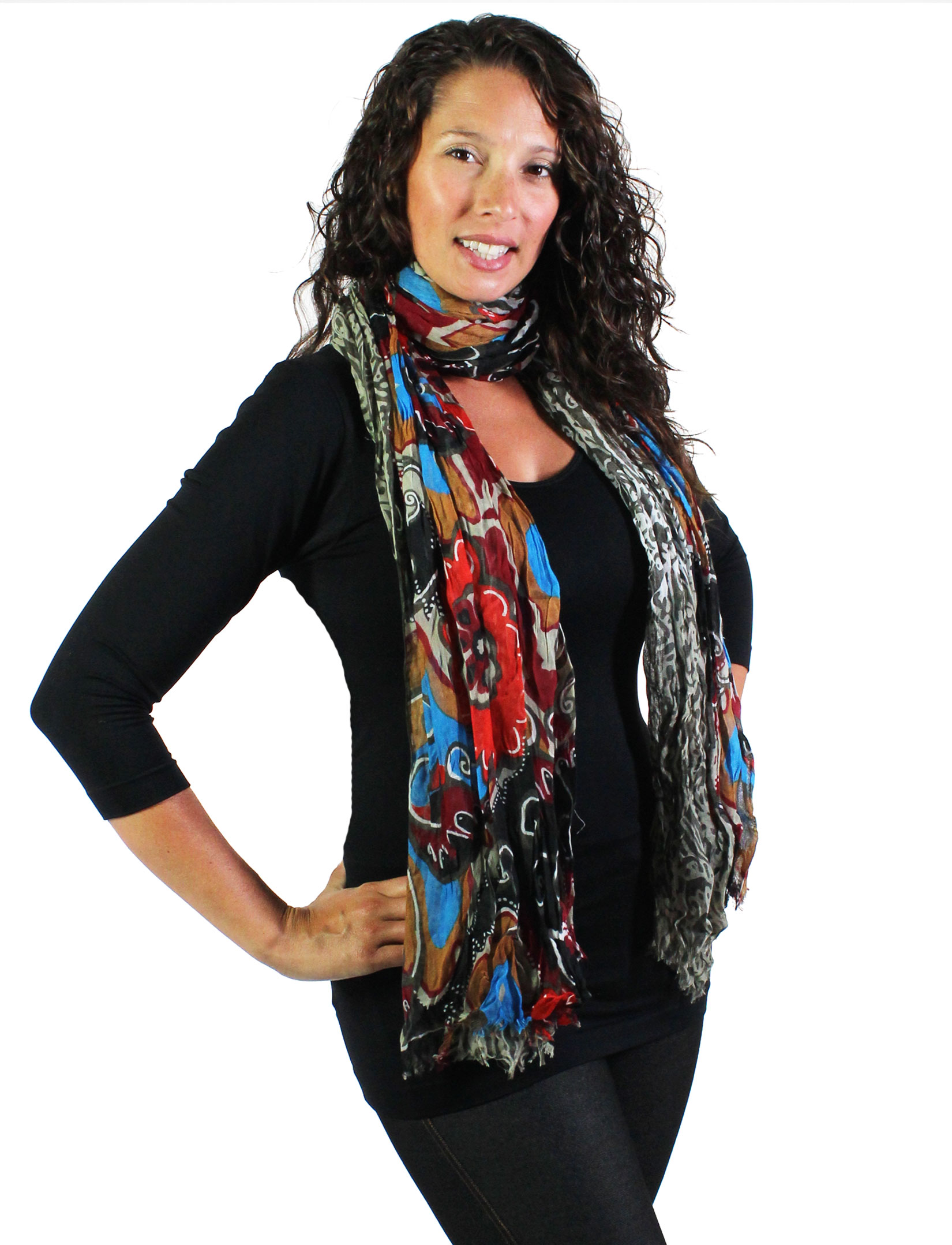 wholesale 1094  -  Abstract Bohemian Scarves