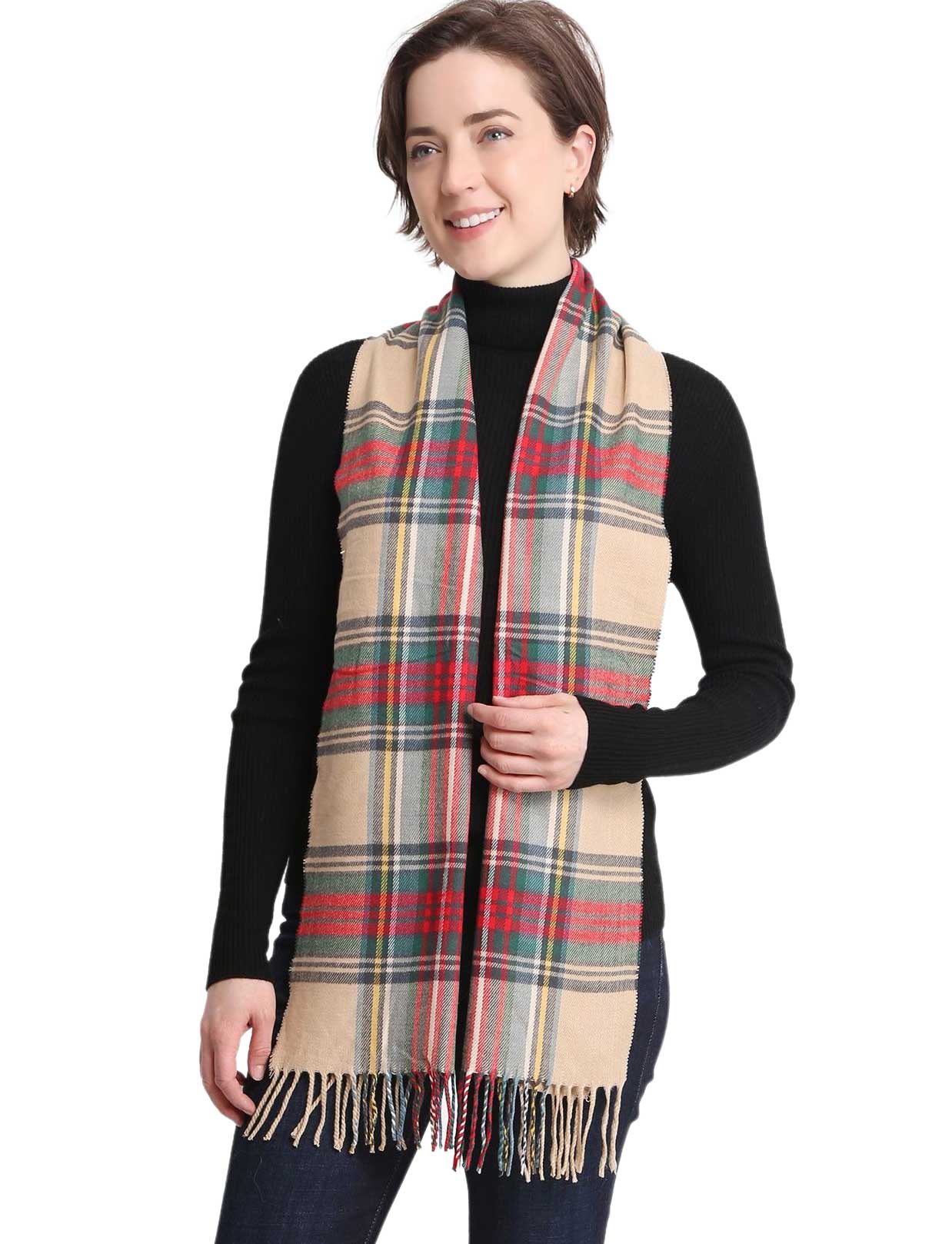 wholesale 1337 & 1338 Cashmere Feel - Solids & Plaids