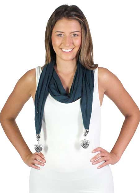 wholesale 2411 - Fob Pendant Scarves