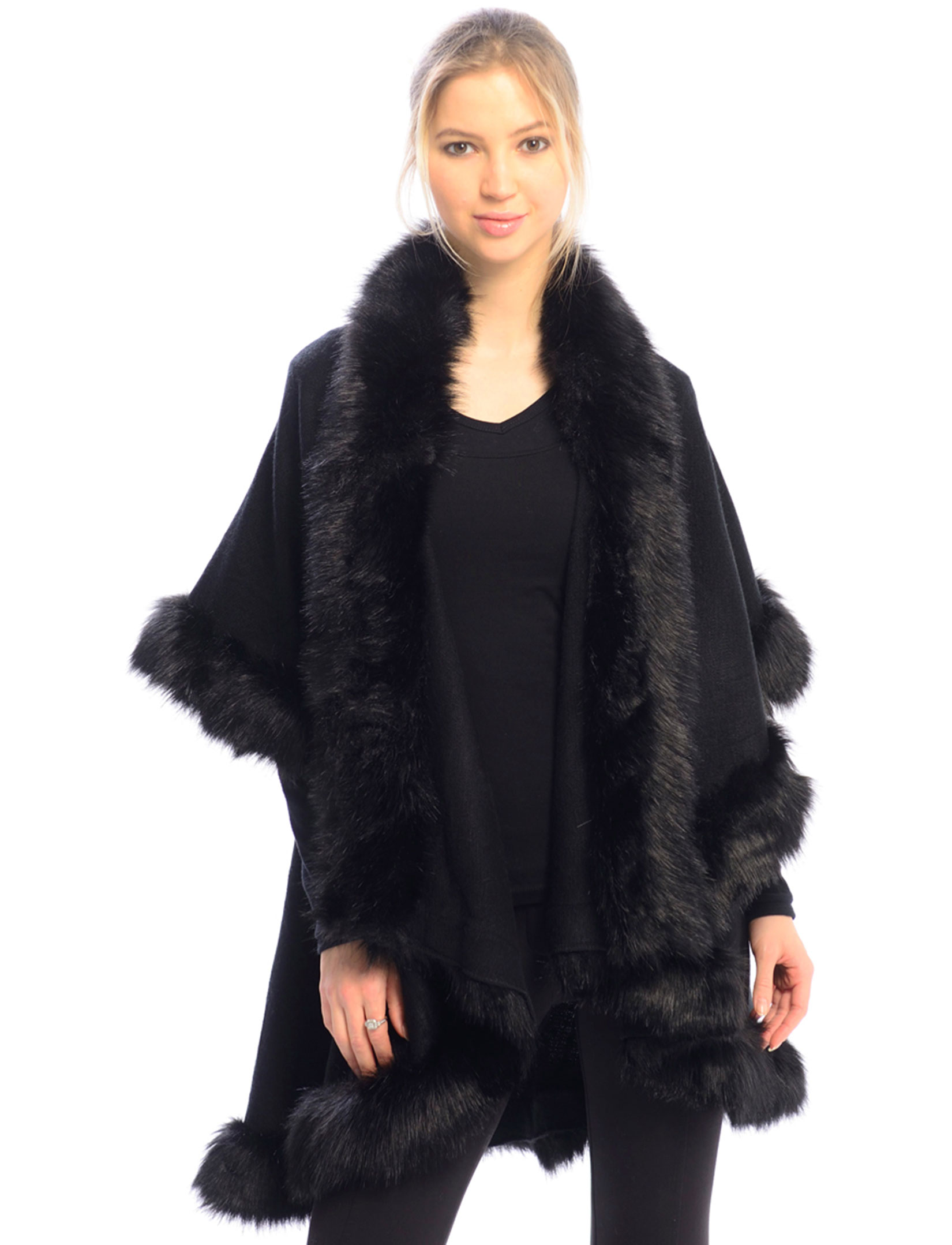 JP216 - Fur Cape Vests