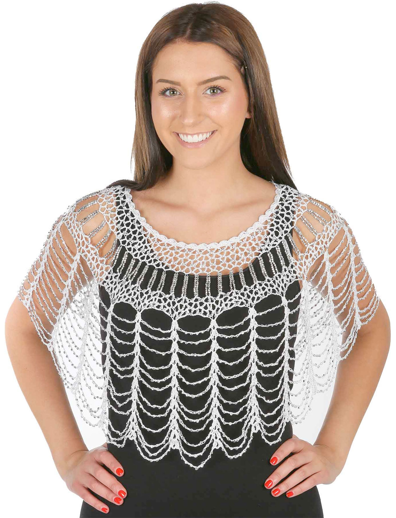 wholesale 2414 - Shanghai Beaded Evening Ponchos