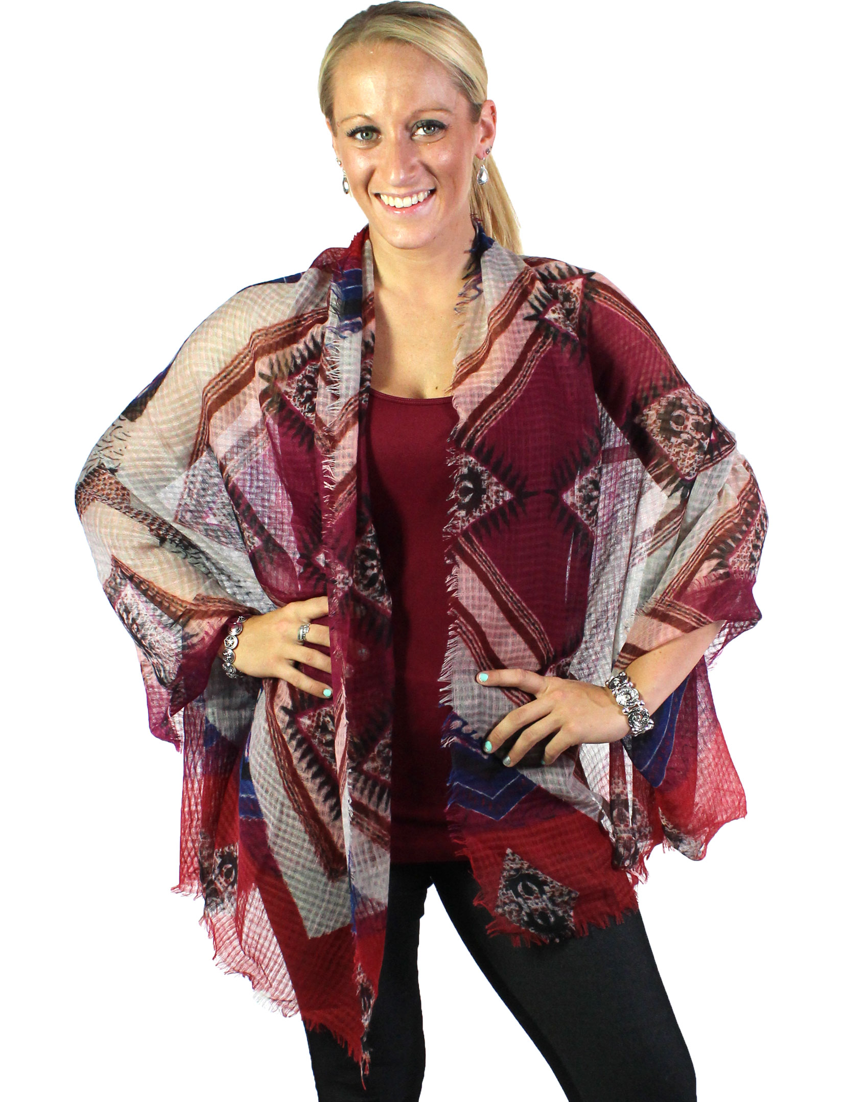 1397 - Abstract Design Shawls