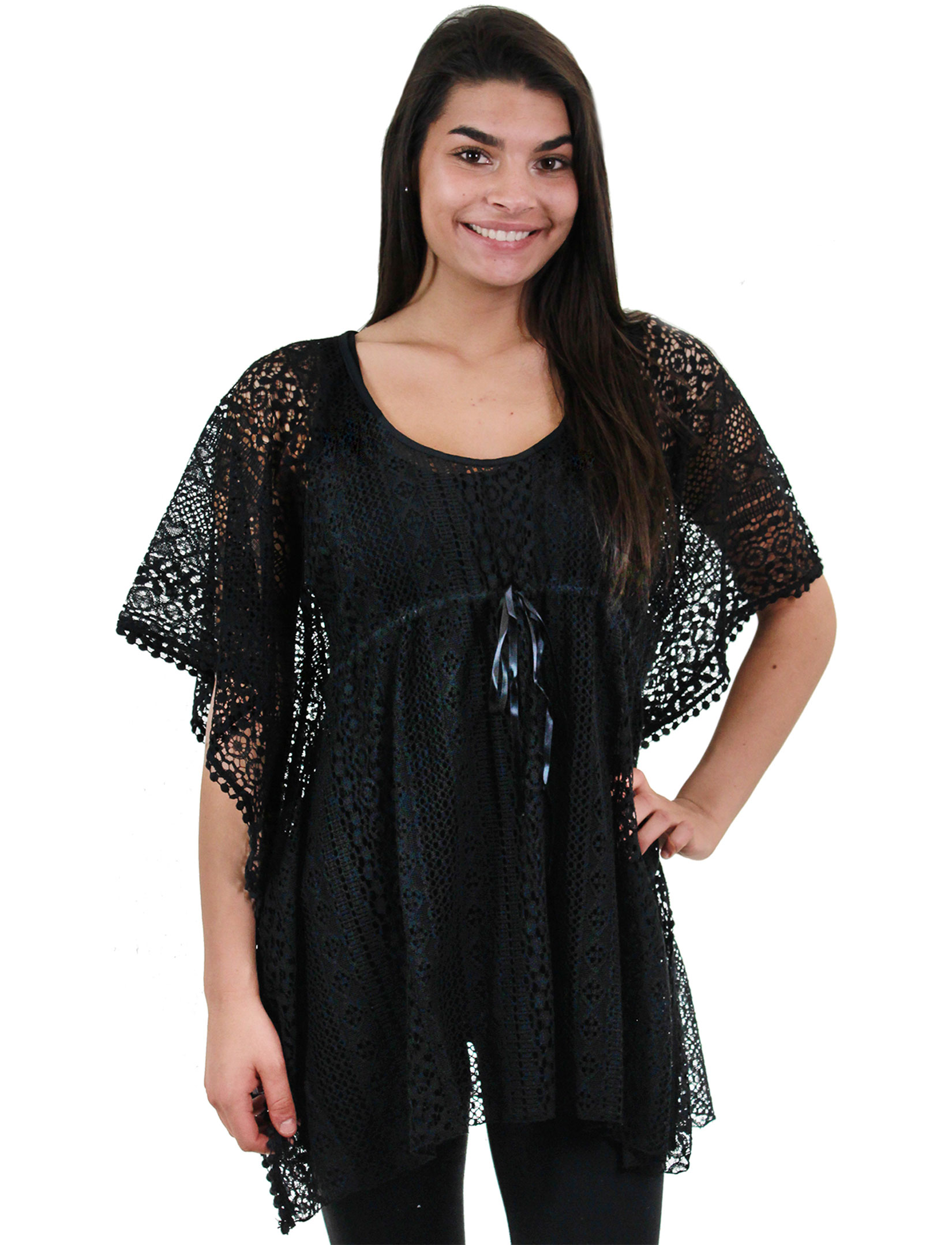 8091 - Crochet Poncho