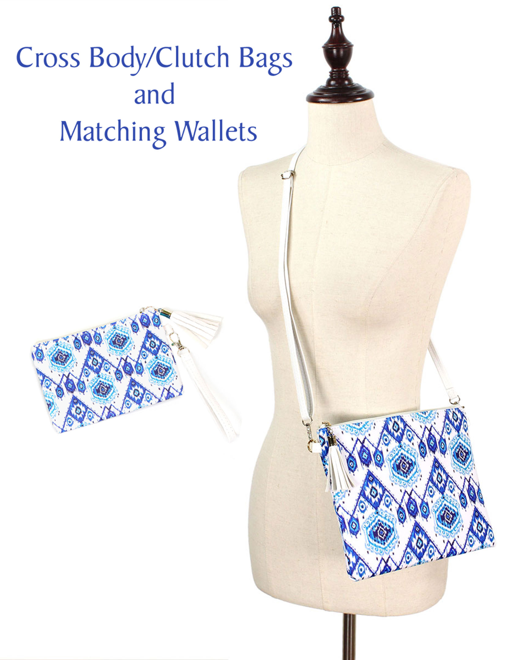 3057  - Crossbody Bags and Wristlets