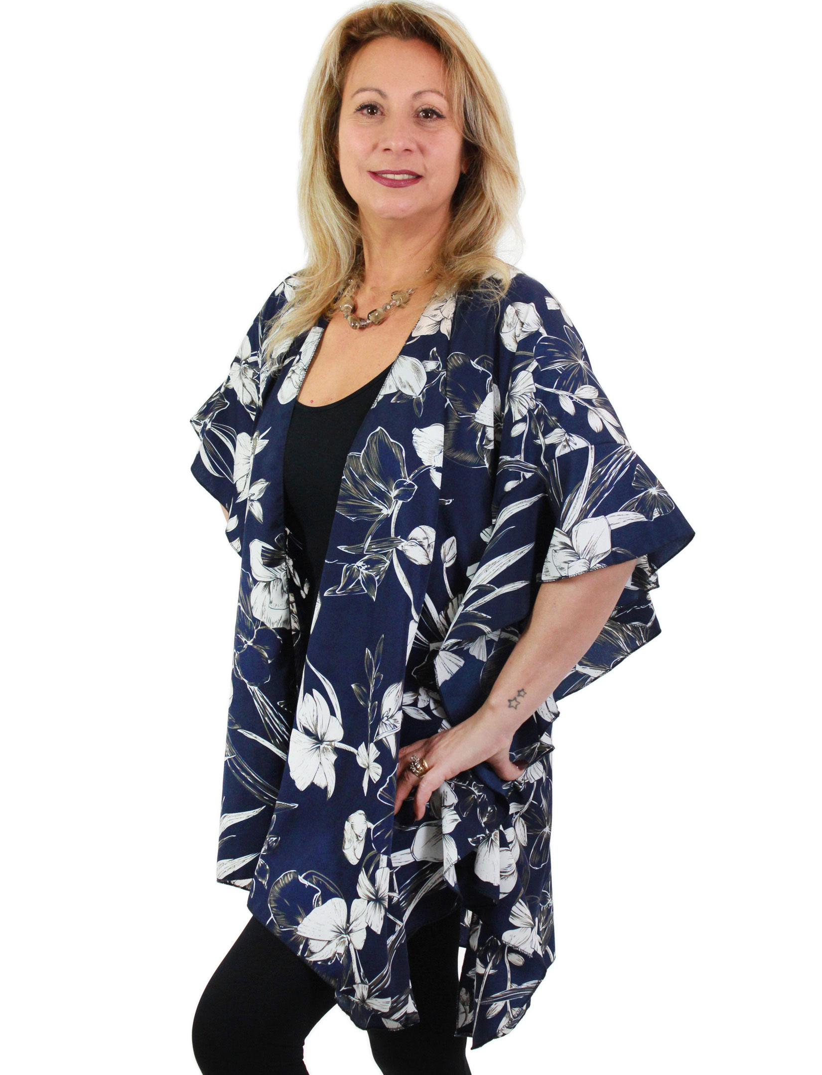 wholesale Ruffled Kimonos - 3097/1310