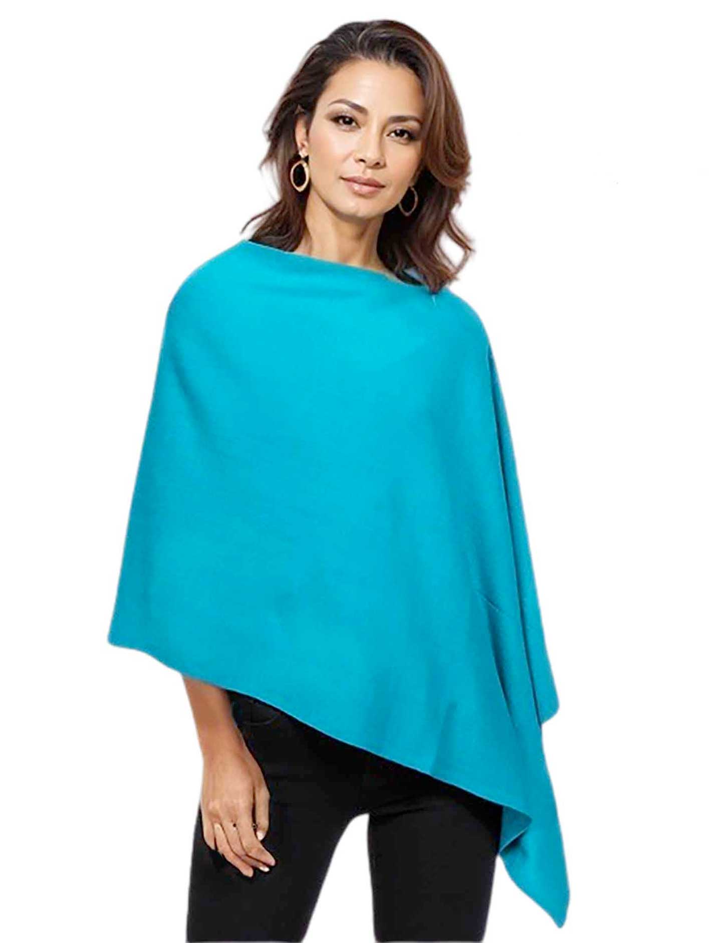 8672 - Cashmere Feel Ponchos 