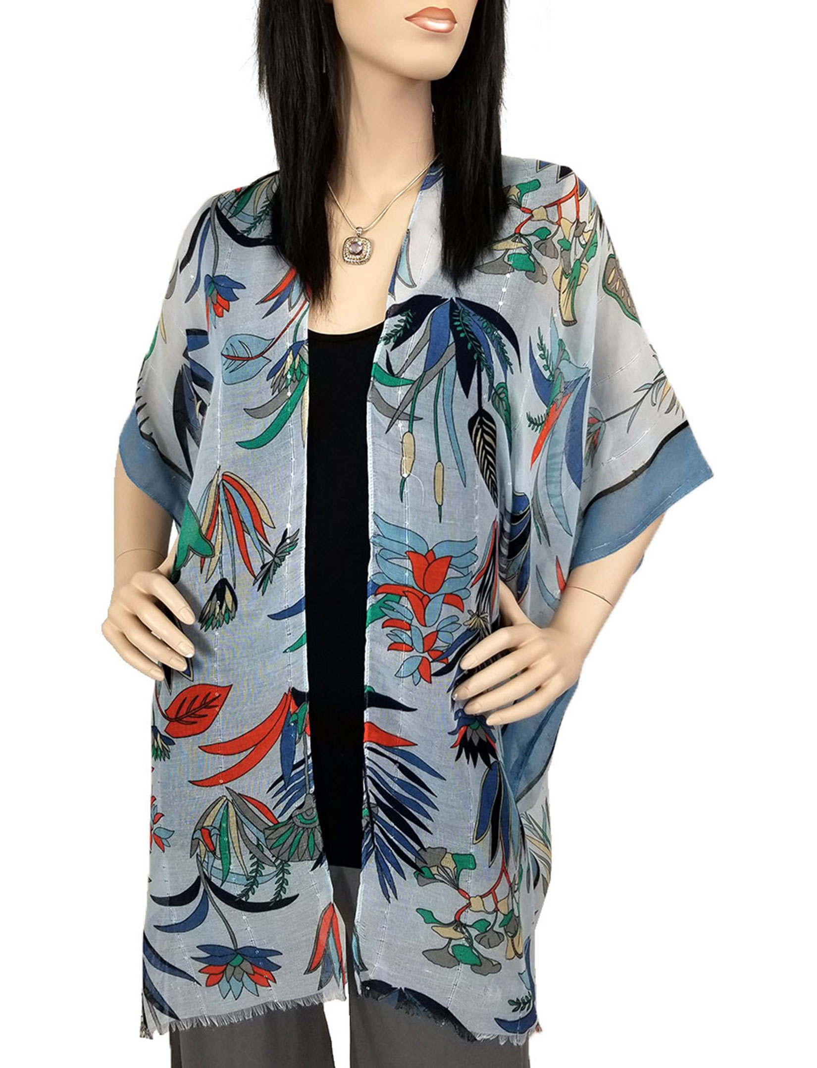 9151 - Sequined Kimono