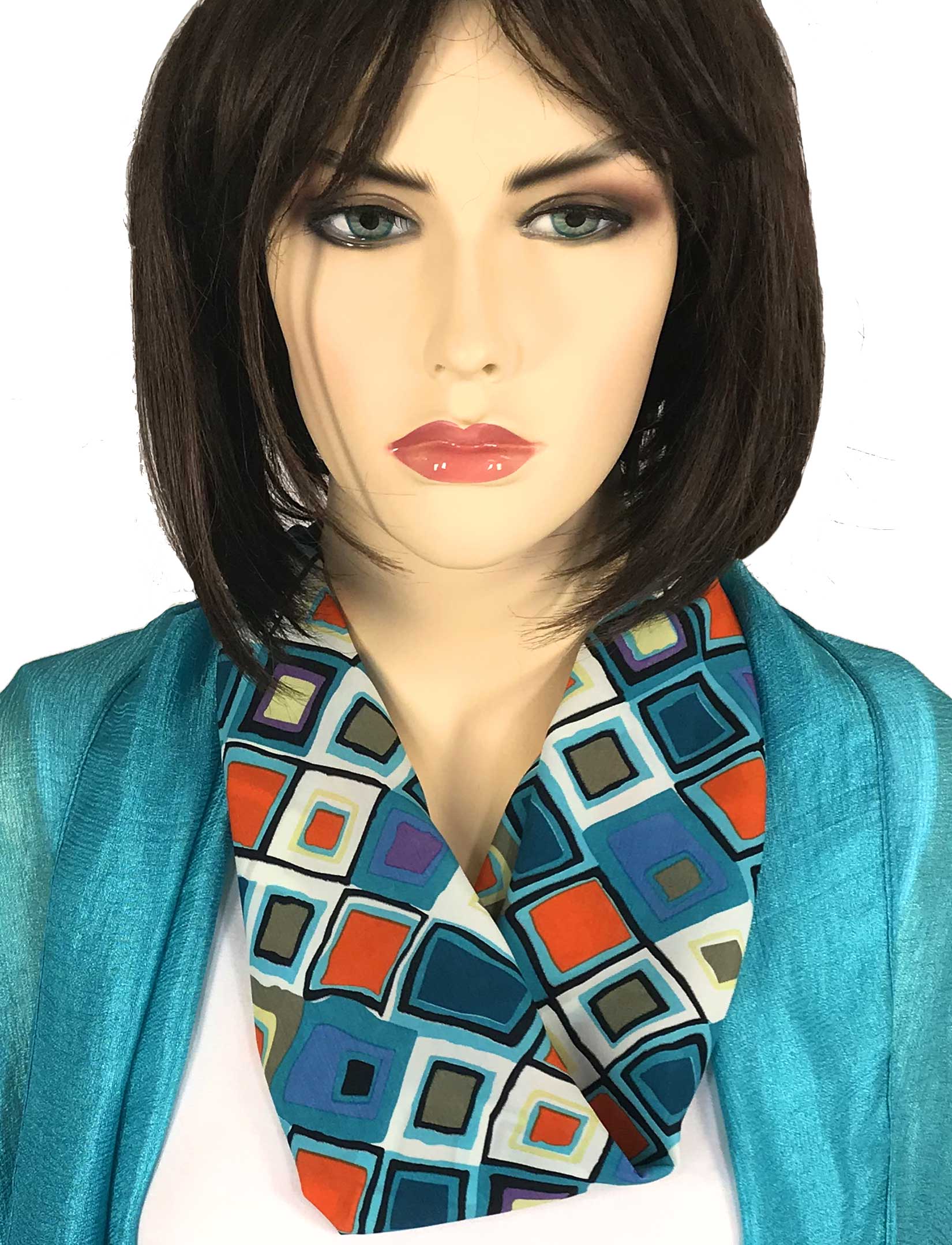 wholesale Magnetic Clasp Scarves (Satin Feel) 3139