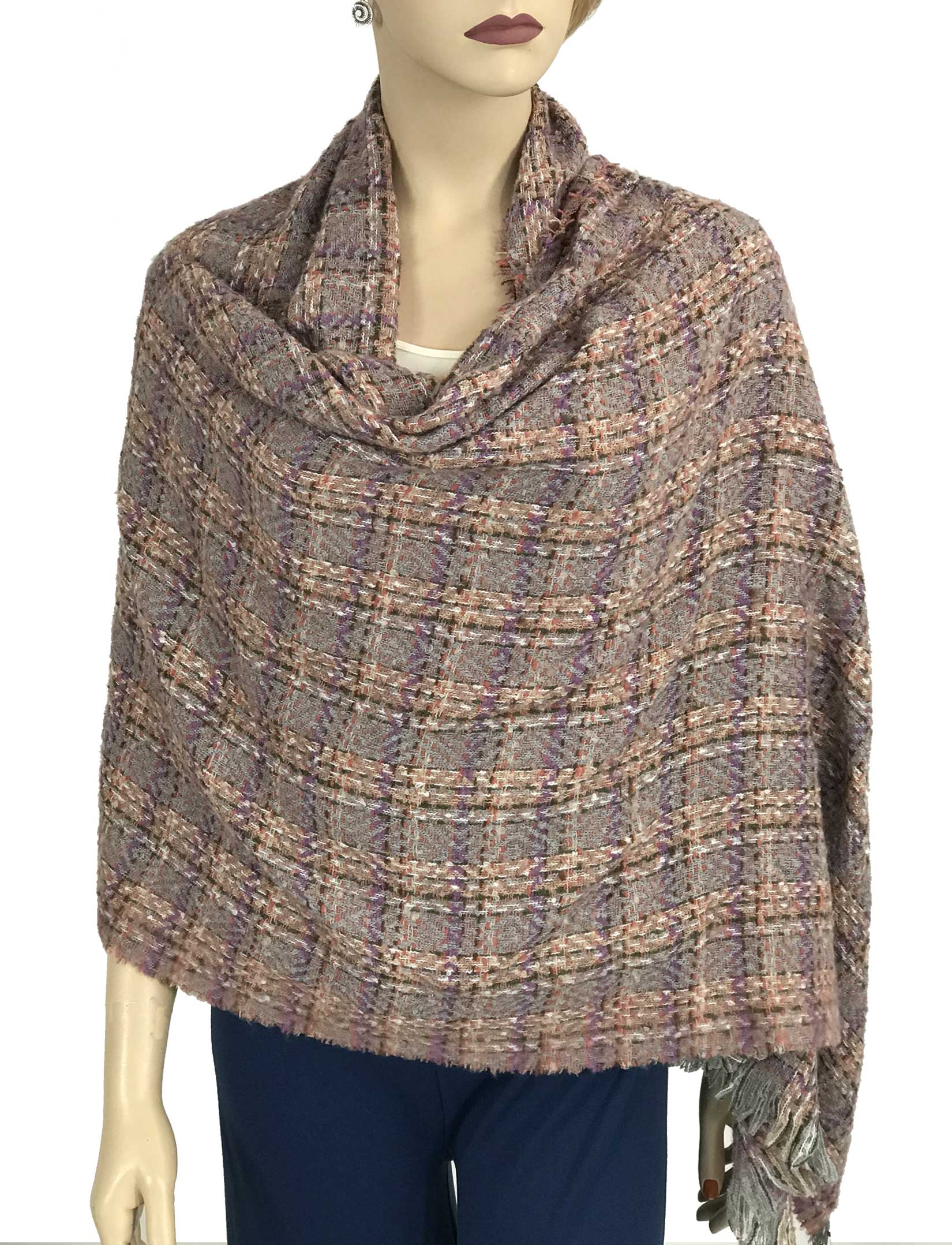 wholesale 9540 - Multi Color Tweed Scarves