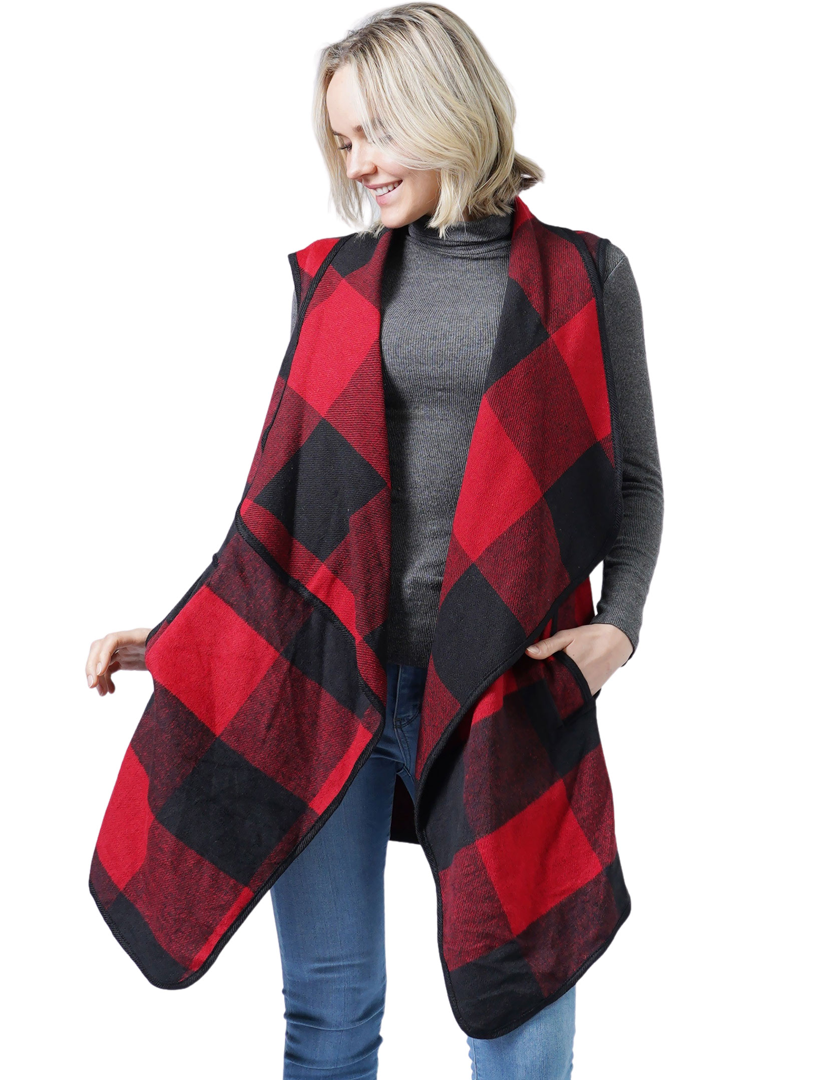 9411 - Buffalo Plaid Vests 