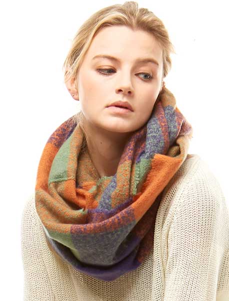 wholesale Woven Infinity Scarves - 8628/8435/1251/905/9809