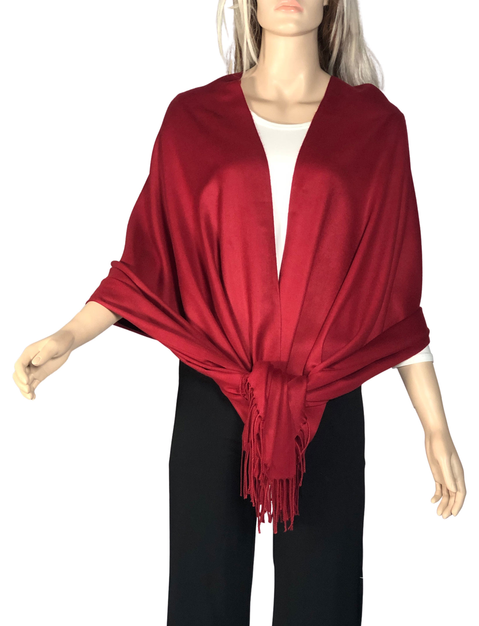 wholesale 3713 - Cashmere Blend Shawls - Solid and Two Tone