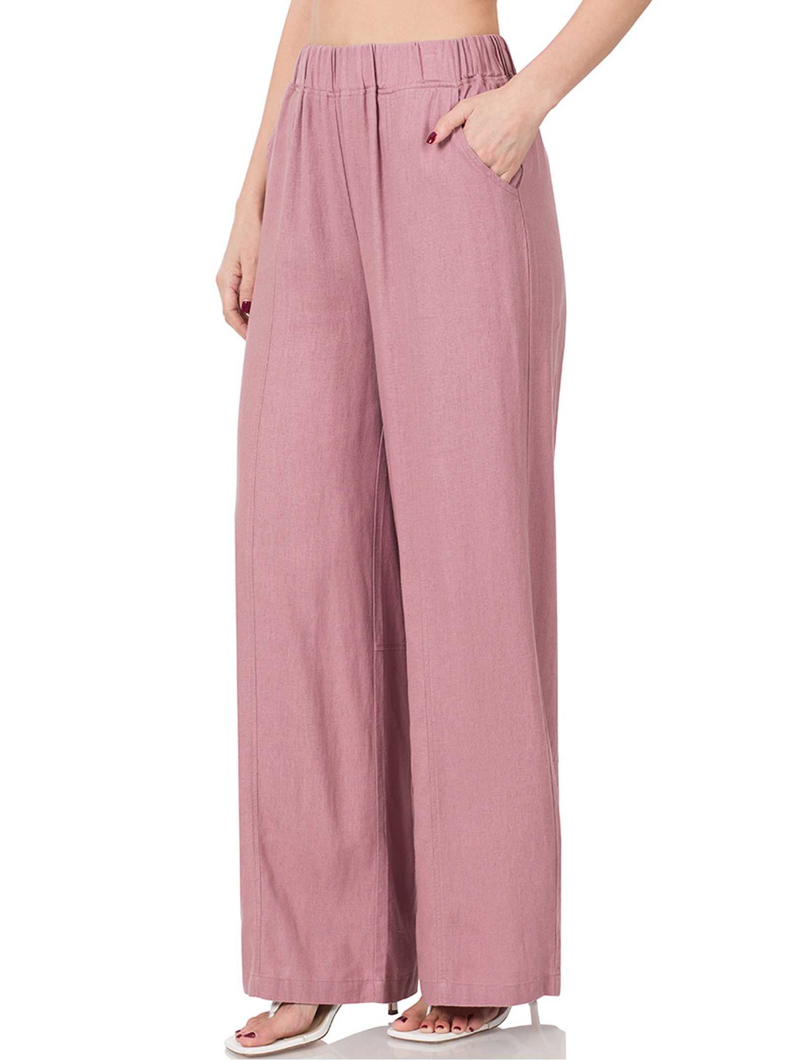 wholesale 1099 - Linen Baggy Pants