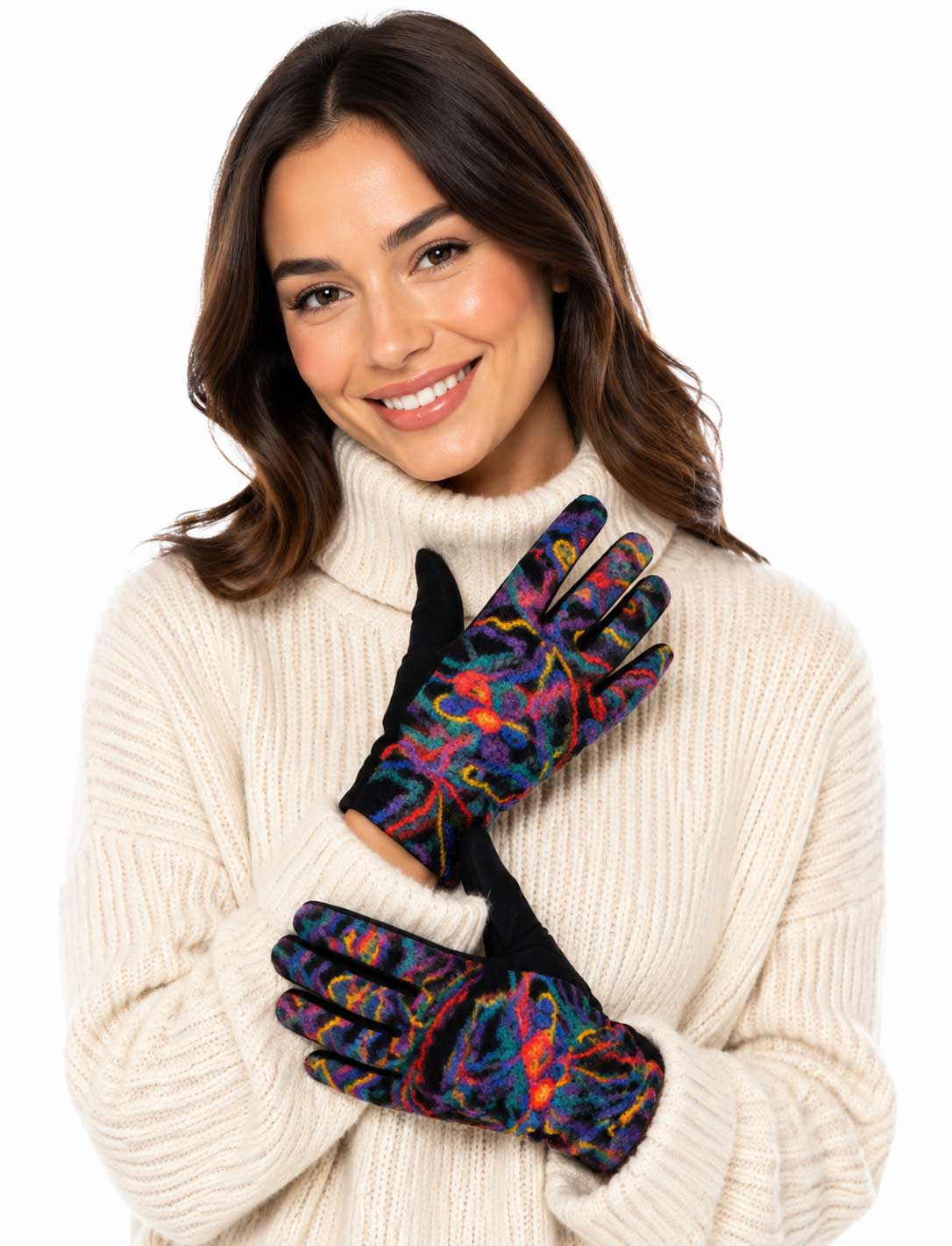 wholesale 3890 - Embroidered Gloves