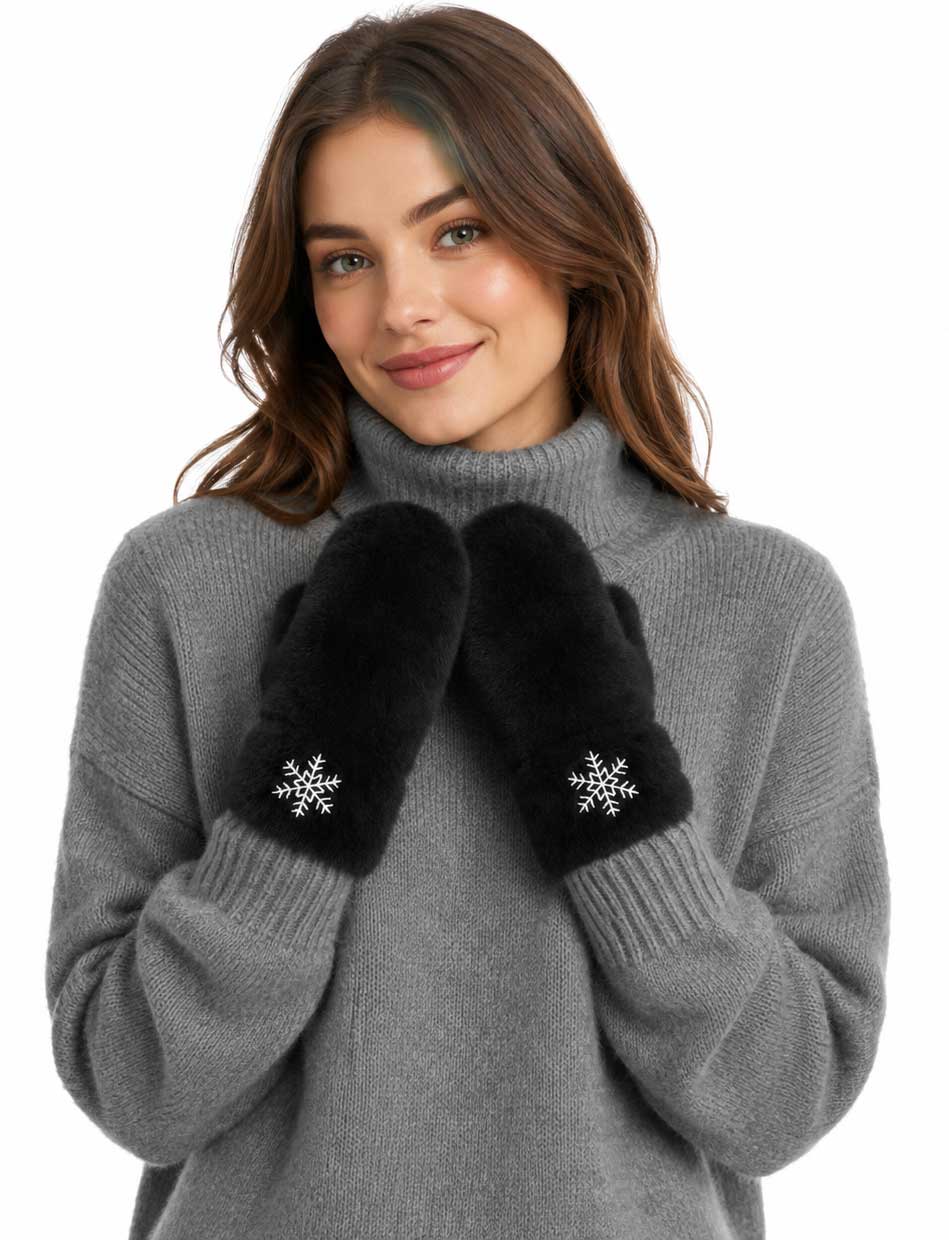 wholesale 3992 - Snowflake Design Mittens