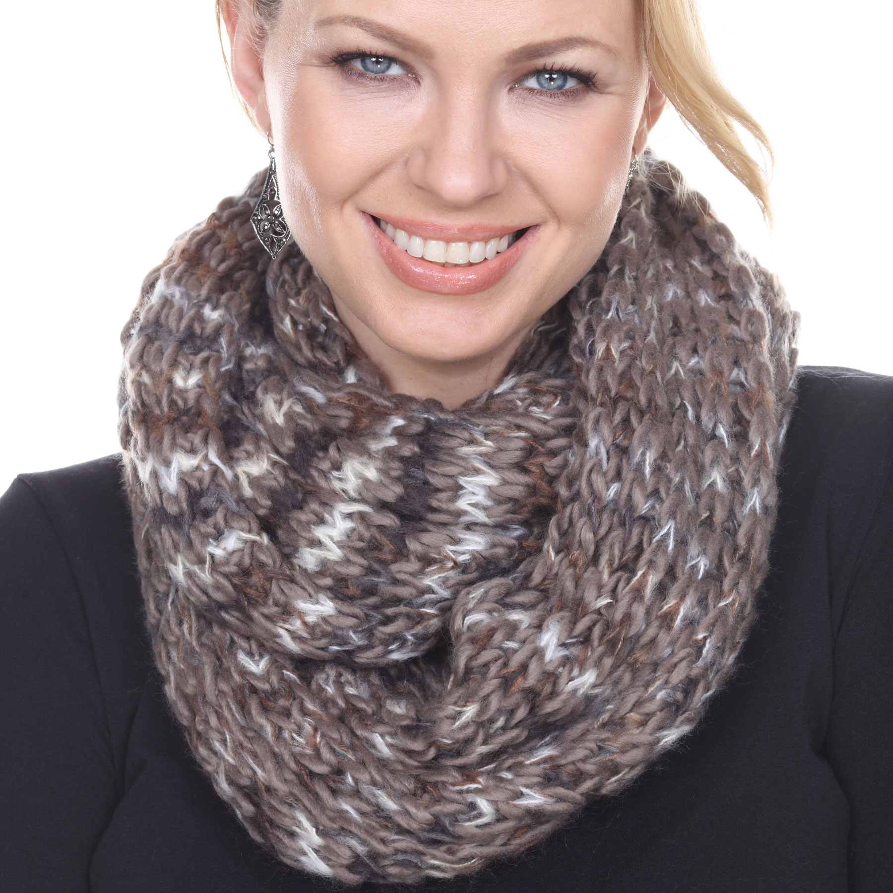 Infinity Scarves - Chevron Knit 4076*
