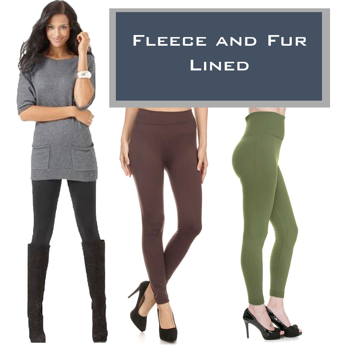 2278 - Fleece and Fur Lined Leggings