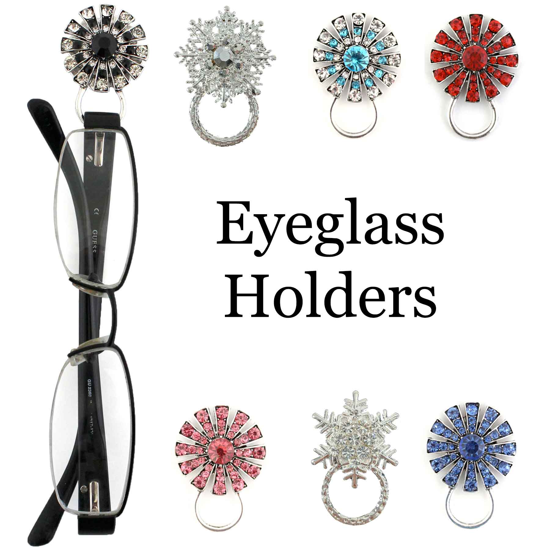 2895 - Magnetic Eyeglass Holder Brooch