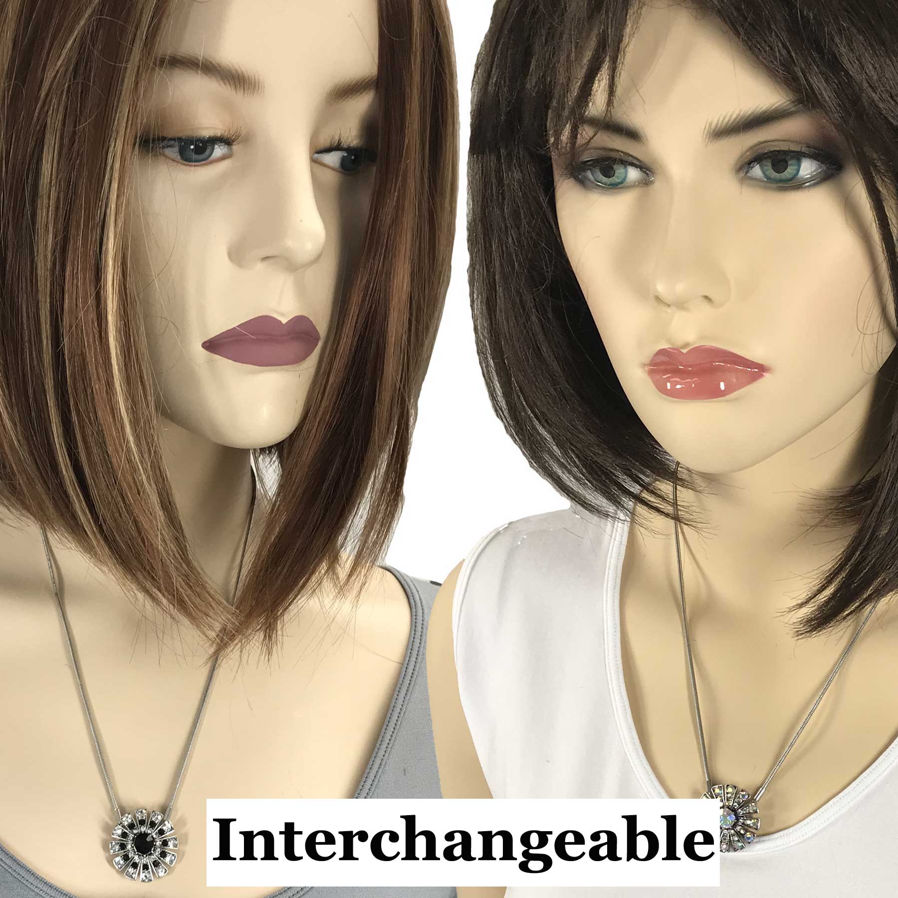 Interchangeable Magnetic Brooch Necklace
