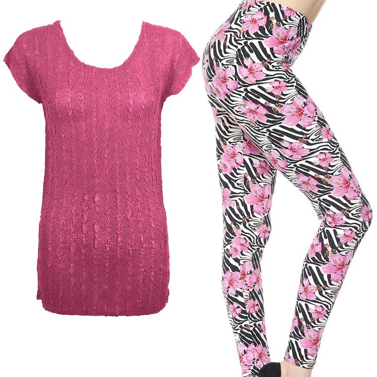 3460 Sets-Georgette Tunic with Leggings (GCST)