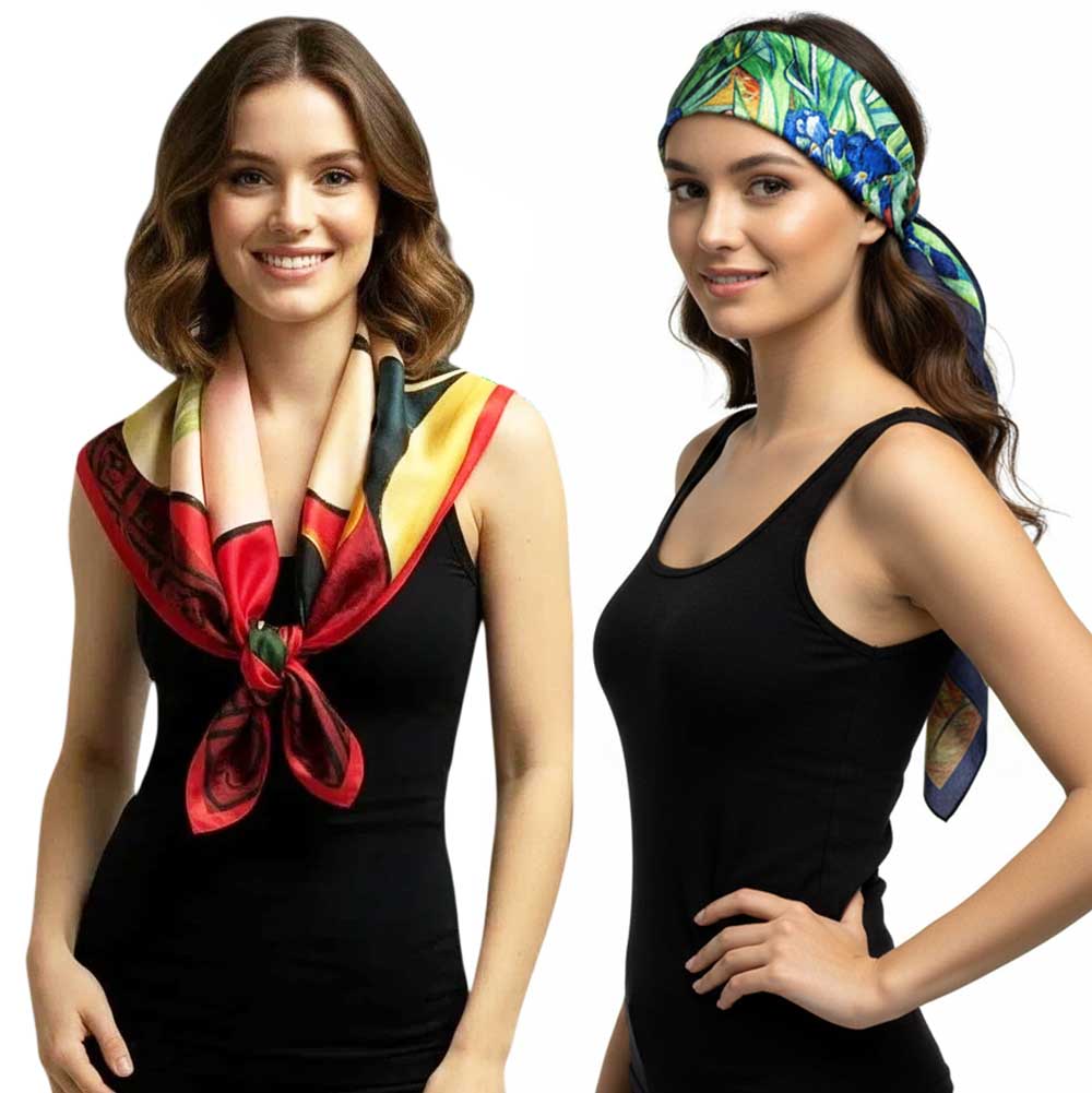 3965 - Art Design Square Scarves