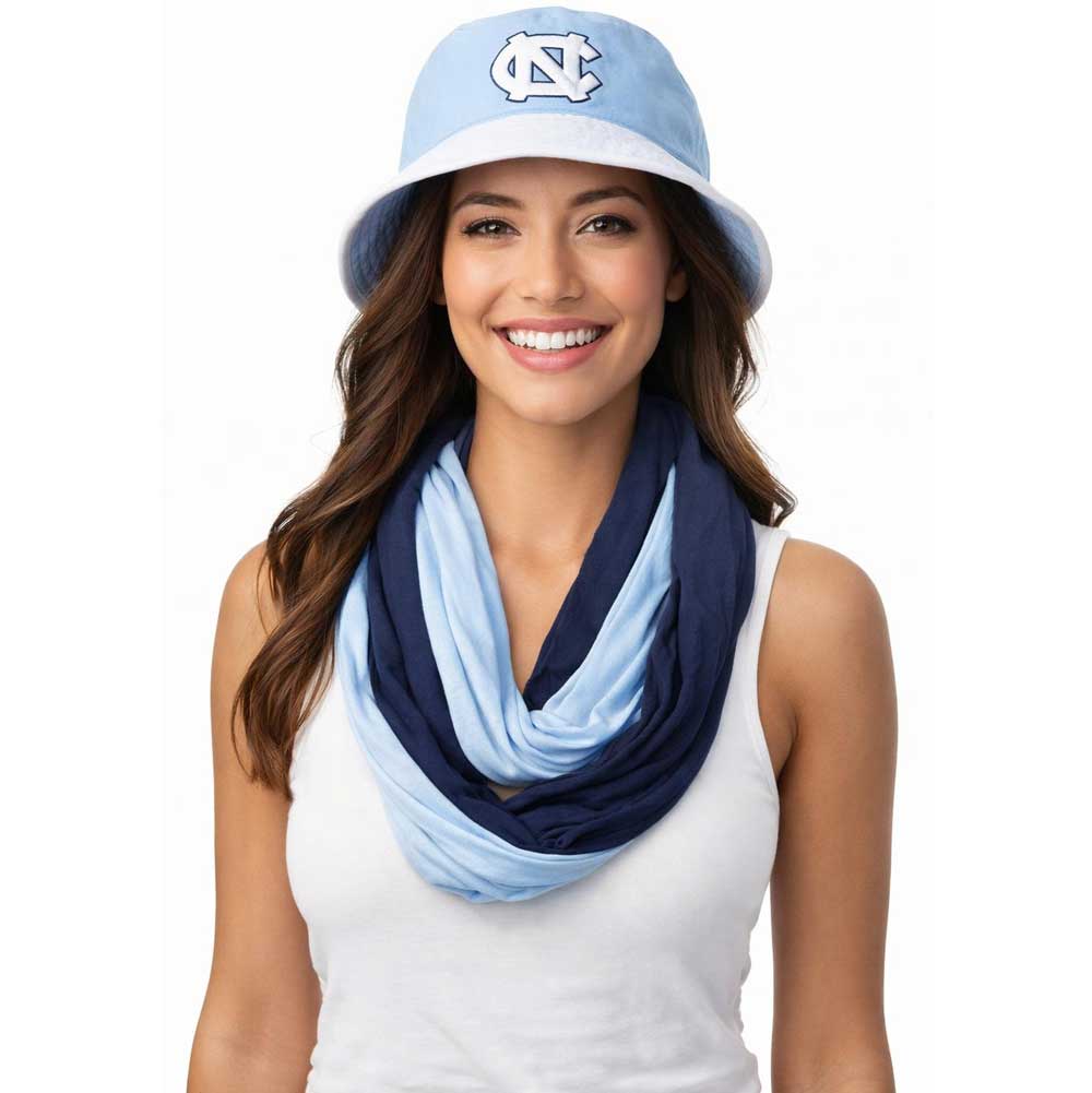 3986 - North Carolina Infinity Scarf - Team Spirit